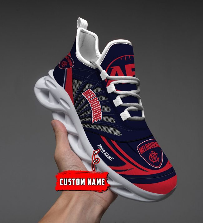 AFL Melbourne Demons Custom Name Max Soul Shoes V2