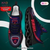 AFL Melbourne Demons Custom Name Navy Blue Max Soul Shoes