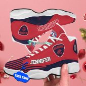 Afl Melbourne Demons Custom Name Red Air Jordan 13 Shoes 5650.jpg - demo10