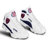 Afl Melbourne Demons Custom Name White Air Jordan 13 Shoes 2816.jpg - demo10