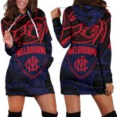Afl Melbourne Demons Indigenous Blue Red Women Hoodie Dress 1601.jpg - demo10