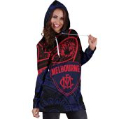 Afl Melbourne Demons Indigenous Blue Red Women Hoodie Dress 1619.jpg - demo10
