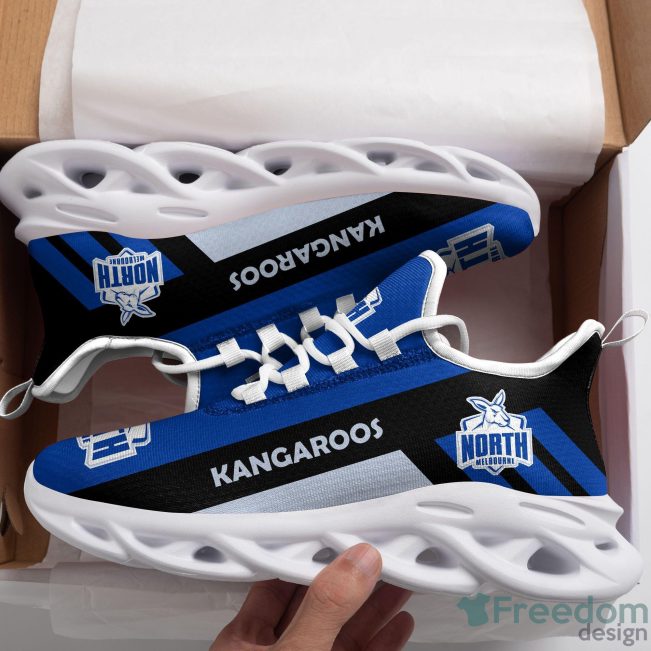AFL North Melbourne Kangaroos Blue Black Max Soul Shoes