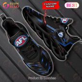 Afl North Melbourne Kangaroos Custom Name Black Blue Max Soul Shoes 0654.jpg - demo10