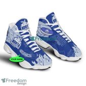 Afl North Melbourne Kangaroos Custom Name Fire Air Jordan 13 Shoes 0143.jpeg - demo10