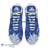 Afl North Melbourne Kangaroos Custom Name Fire Air Jordan 13 Shoes 0146.jpeg - demo10