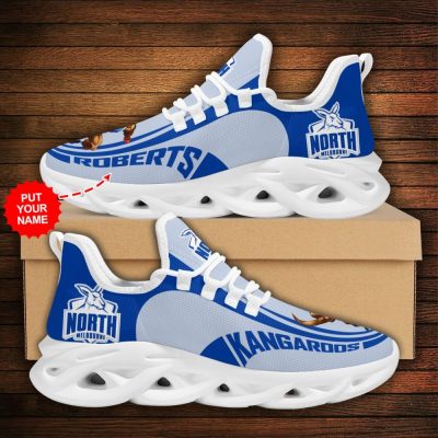 AFL North Melbourne Kangaroos Custom Name Max Soul Shoes