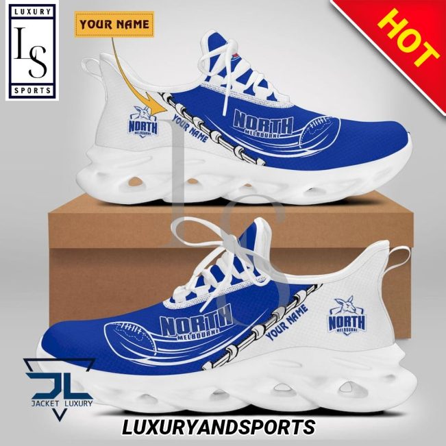AFL North Melbourne Kangaroos Custom Name Max Soul Shoes V2
