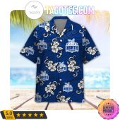 Afl North Melbourne Kangaroos Custom Name Number Tropical Flowers Hawaiian Shirt 0637.jpg - demo10