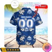 Afl North Melbourne Kangaroos Custom Name Number Tropical Flowers Hawaiian Shirt 0640.jpg - demo10