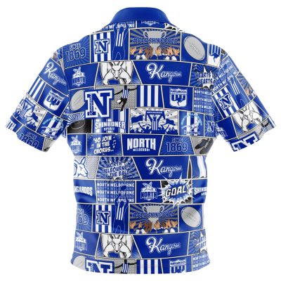 AFL North Melbourne Kangaroos Fanatic Hawaiian Shirt