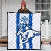 Afl North Melbourne Kangaroos Indigenous Quilt Blanket 2243.jpg - demo10