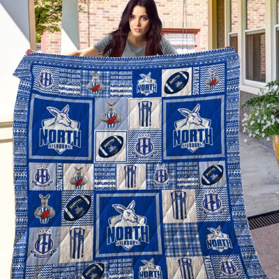 AFL North Melbourne Kangaroos Quilt Blanket