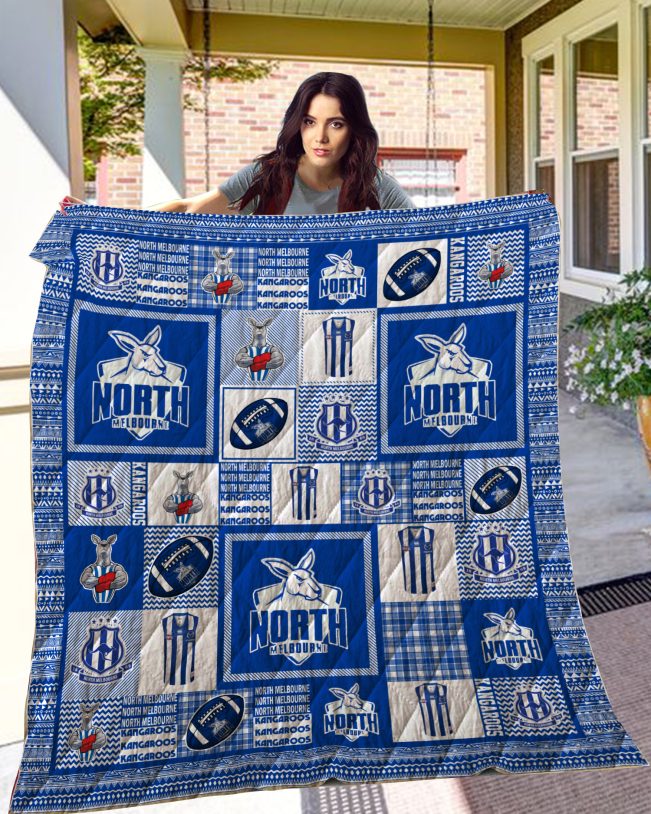 AFL North Melbourne Kangaroos Quilt Blanket