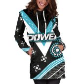 Afl Port Adelaide Aboriginal Black Teal Women Hoodie Dress 1930.jpg - demo10