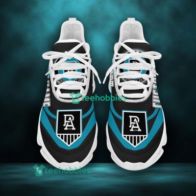 AFL Port Adelaide Custom Name Black Max Soul Shoes