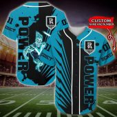 Afl Port Adelaide Custom Name Number Mascot Baseball Jersey 1317.jpeg - demo10