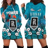 Afl Port Adelaide Custom Text Aboriginal Women Hoodie Dress 2032.jpg - demo10