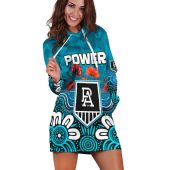 Afl Port Adelaide Custom Text Aboriginal Women Hoodie Dress 2044.jpg - demo10