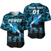 AFL Port Adelaide Custom Text Number ANZAC Day Baseball Jersey