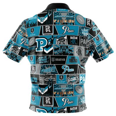 AFL Port Adelaide Hawaiian Shirt V3