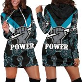 Afl Port Adelaide Indigenous Black Teal Women Hoodie Dress 1812.jpg - demo10