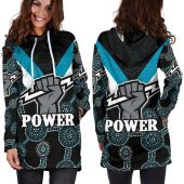 Afl Port Adelaide Indigenous Black Teal Women Hoodie Dress 1823.jpg - demo10