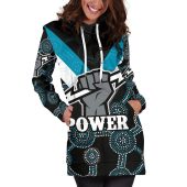 Afl Port Adelaide Indigenous Black Teal Women Hoodie Dress 1832.jpg - demo10