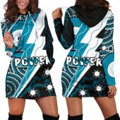 Afl Port Adelaide Indigenous Teal Black Women Hoodie Dress 1840.jpg - demo10
