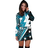 Afl Port Adelaide Indigenous Teal Black Women Hoodie Dress 1855.jpg - demo10