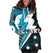 Afl Port Adelaide Indigenous Teal Black Women Hoodie Dress 1901.jpg - demo10