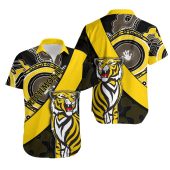 AFL Richmond Tigers Aboriginal Hawaiian Shirt