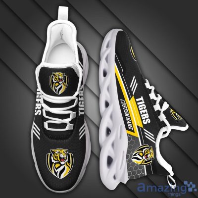 AFL Richmond Tigers Custom Name Black Max Soul Shoes