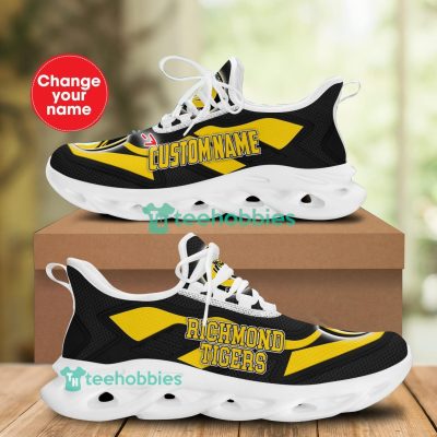 AFL Richmond Tigers Custom Name Black Yellow Max Soul Shoes