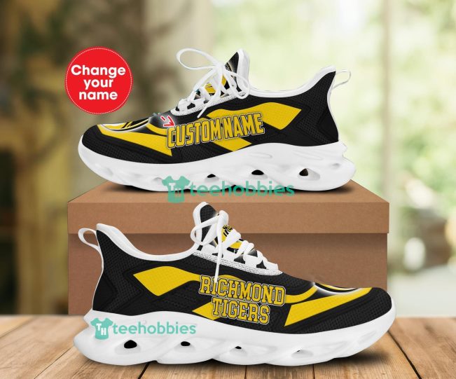 AFL Richmond Tigers Custom Name Black Yellow Max Soul Shoes