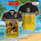 AFL Richmond Tigers Custom Name Indigenous Mascot Hawaiian Shirt