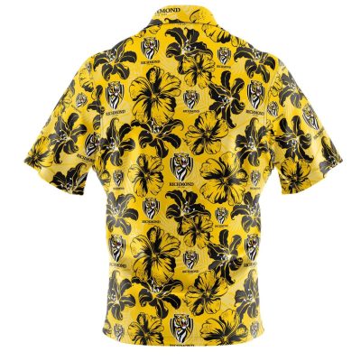 AFL Richmond Tigers Floral Hawaiian Shirt V2