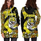 Afl Richmond Tigers Indigenous Yellow Black Women Hoodie Dress 1340.jpg - demo10