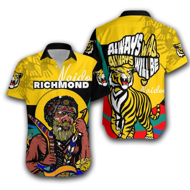 AFL Richmond Tigers NAIDOC Week Hawaiian Shirt