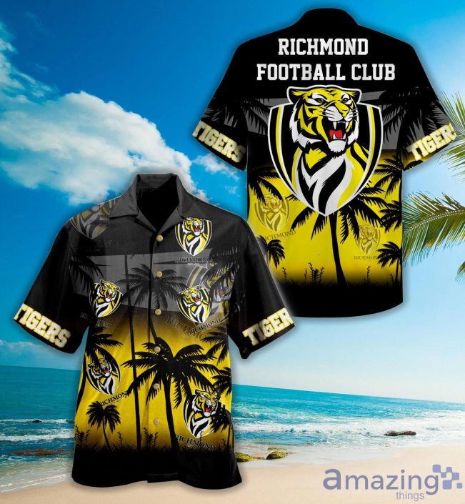 AFL Richmond Tigers Palm Tree For Fans Hawaiian Shirt