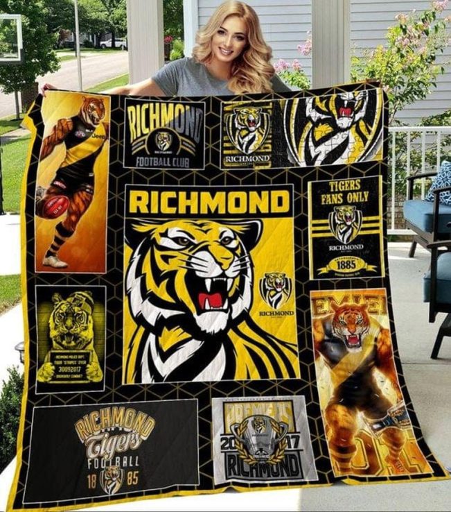 AFL Richmond Tigers Quilt Blanket V2