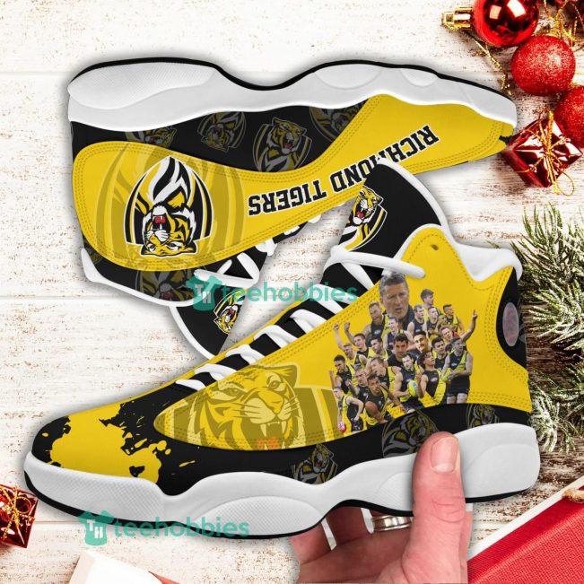 AFL Richmond Tigers Yellow Logo Team Air Jordan 13 Shoes