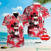 AFL St Kilda Saints Custom Name Mickey Lover Hawaiian Shirt