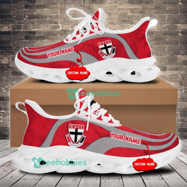 AFL St Kilda Saints Custom Name Red Max Soul Shoes