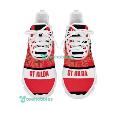 AFL St Kilda Saints Custom Name Red Multi Logo Max Soul Shoes