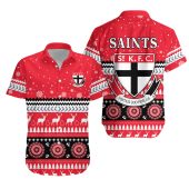 AFL St Kilda Saints Indigenous Hawaiian Shirt