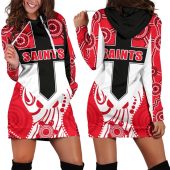Afl St Kilda Saints Indigenous Red Women Hoodie Dress 4450.jpg - demo10