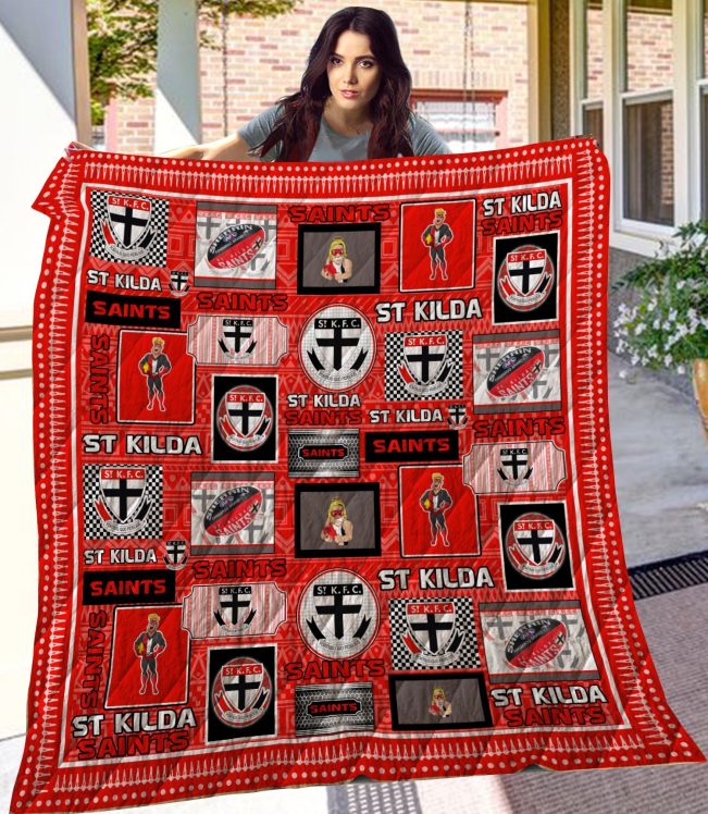 AFL St Kilda Saints Quilt Blanket V2