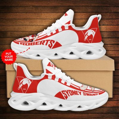 AFL Sydney Swans Custom Name Max Soul Shoes