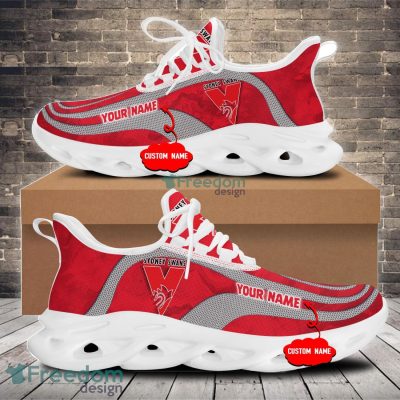 AFL Sydney Swans Custom Name Red Max Soul Shoes